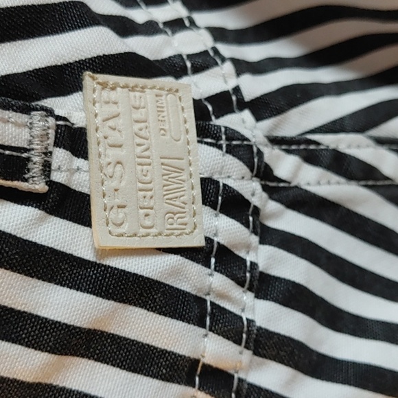 🌻NEW Men's G- Star Raw Elwood 5622 3D Tapered Lucas Canvas Hickory Strip - Picture 9 of 12